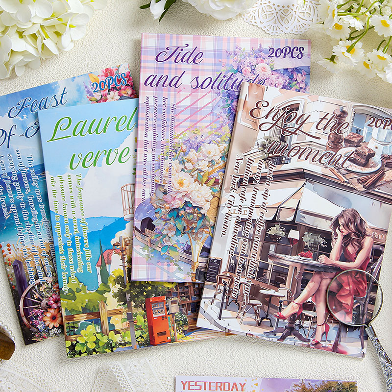 20 sztuk/książka naklejki dla  – Vintage Collectible Books recenzja i cena