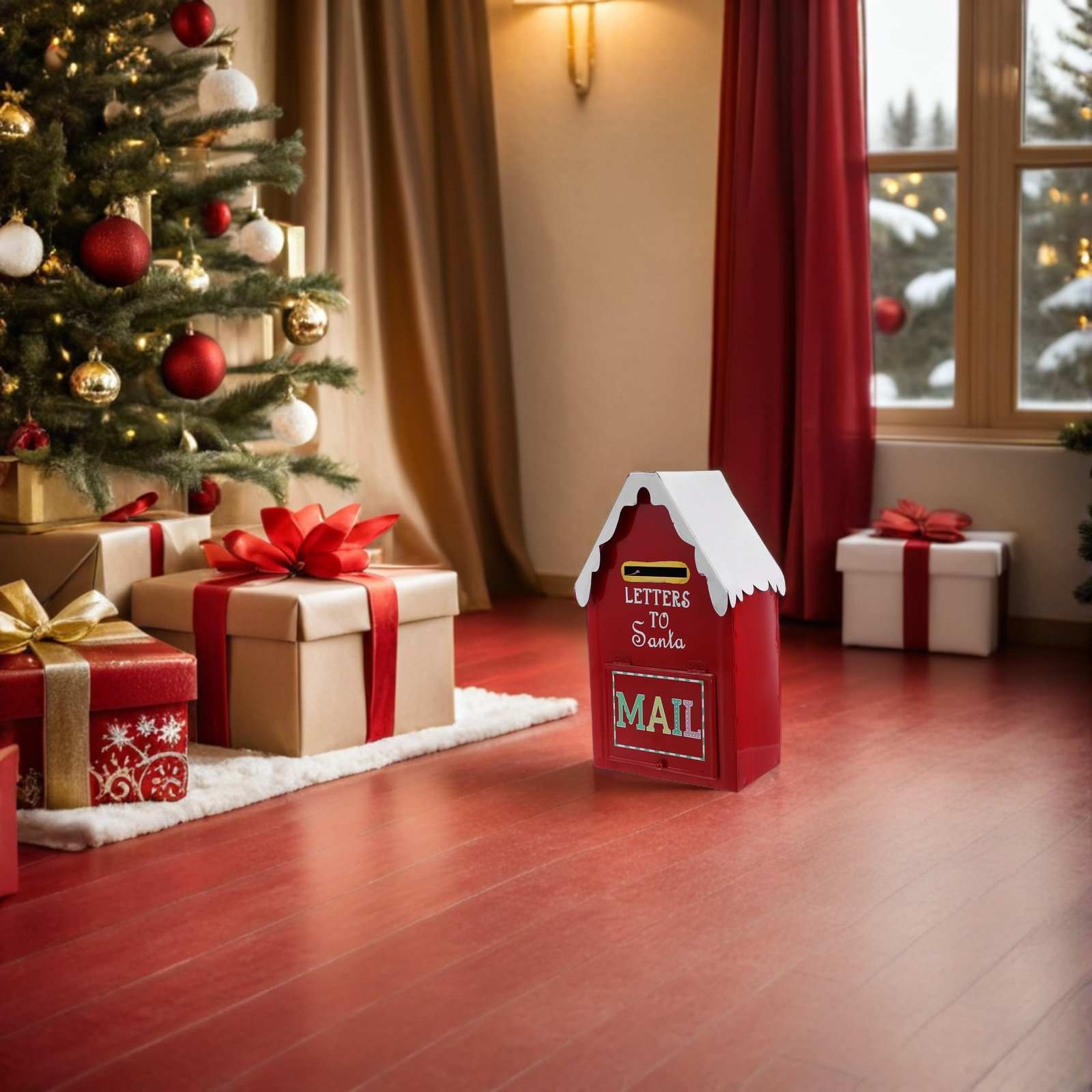 Czerwona Świąteczna Skrzynka n – Vintage Collectible Santa recenzja i cena
