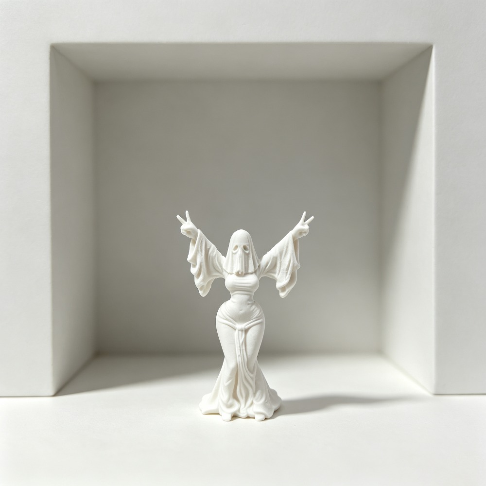 1/2 Zestaw Biała Figurka Ducha – Vintage Collectible Christmas Ornaments recenzja i cena