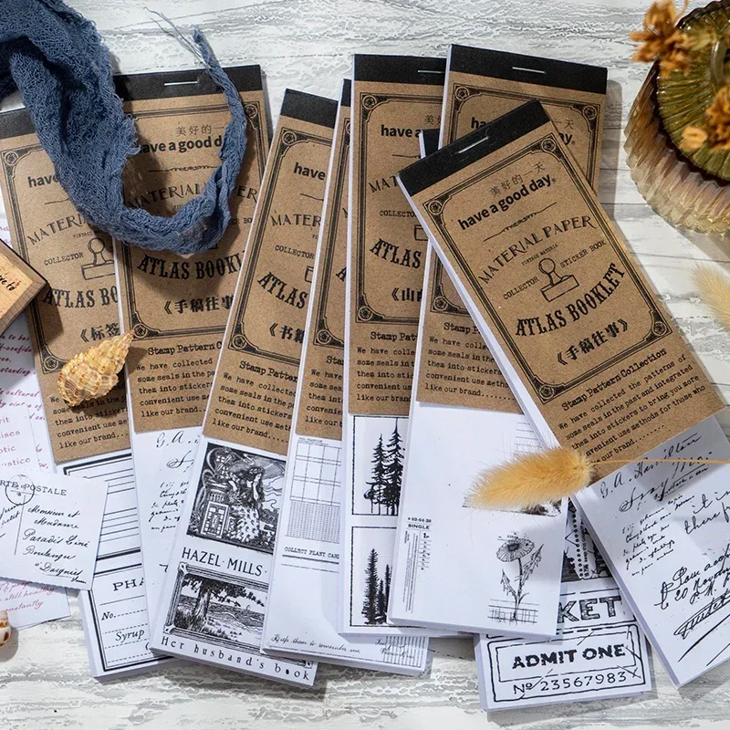 20 szt. Zestaw naklejek z seri – Vintage And Collectible Books recenzja i cena