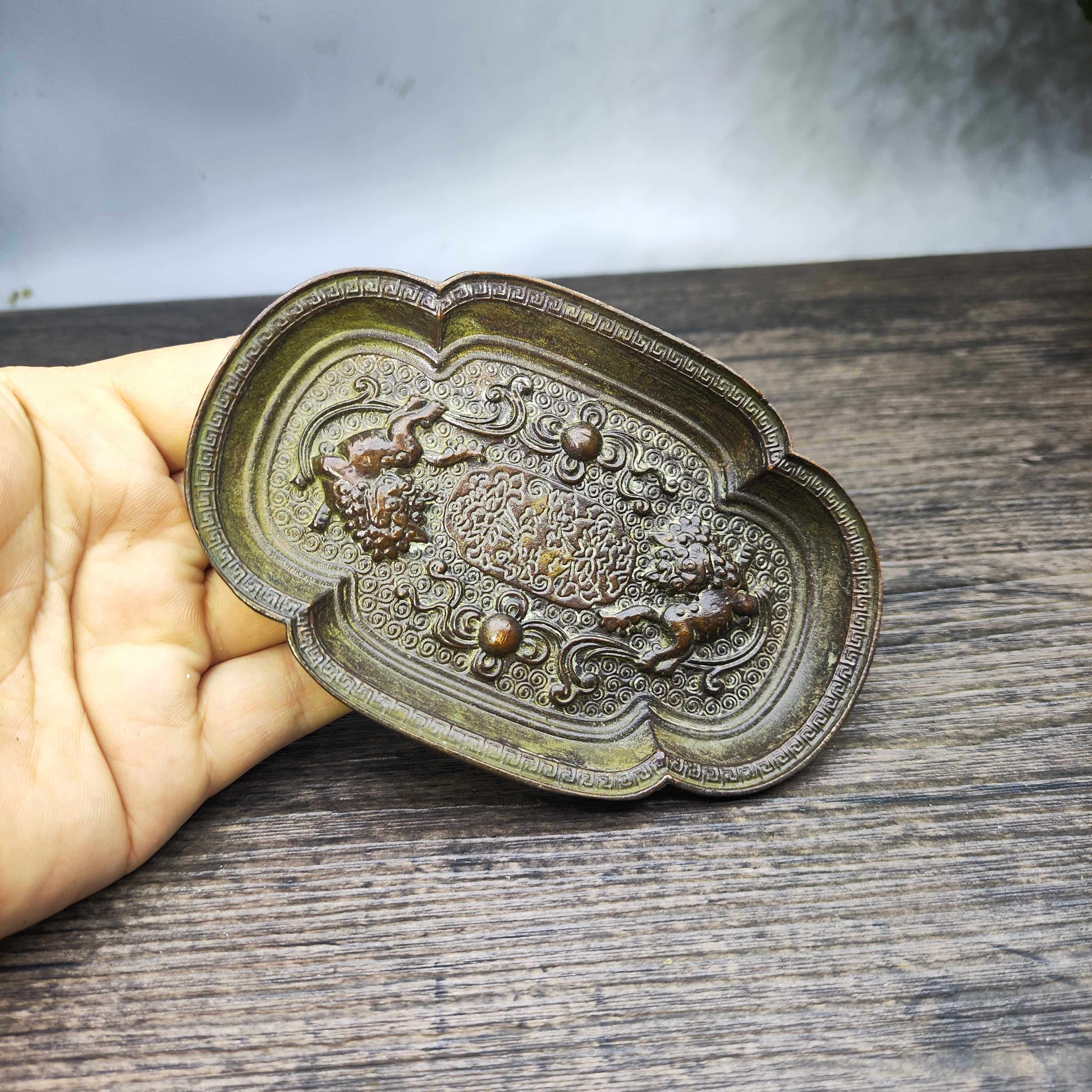 Antyczna miedziana popielniczk – Vintage Collectible Ashtrays recenzja i cena