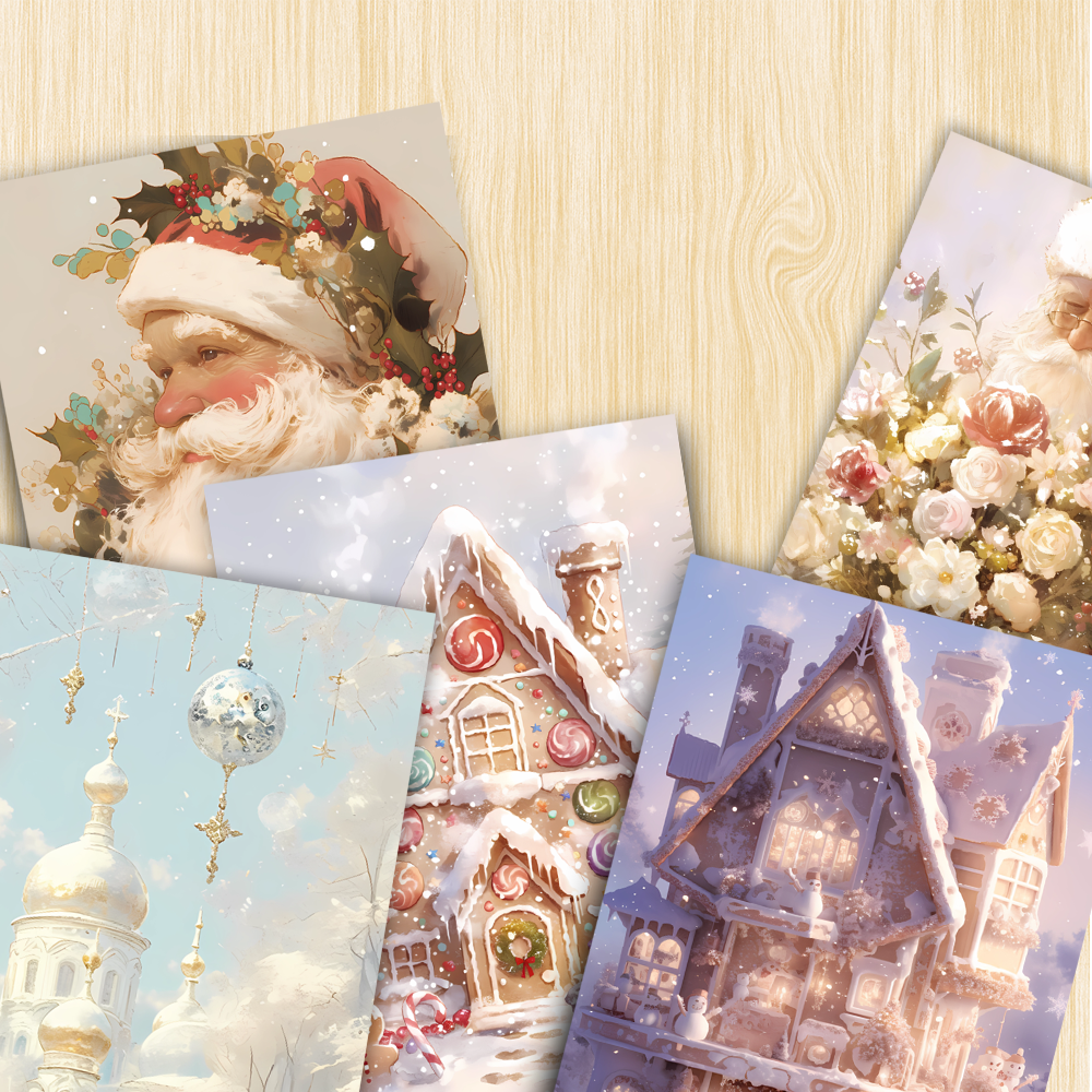 32 szt., vintage pocztówki świ – Vintage Collectible Santa recenzja i cena