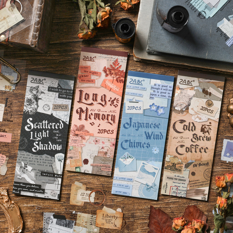 20 sztuk/partia, Zestaw naklej – Vintage Collectible Books recenzja i cena