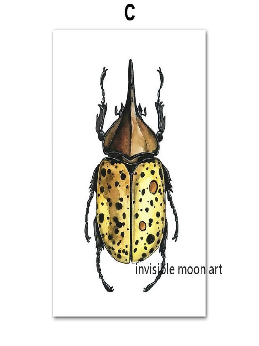 Vintage Insect Art Colorful Be – Vintage Collectible Posters recenzja i cena