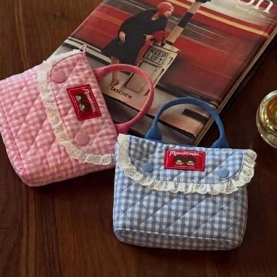 Vintage'owa kosmetyczka w krat – Vintage Item recenzja i cena
