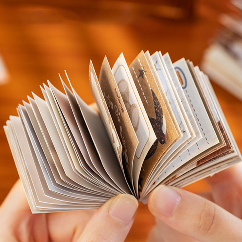 Mr. Paper 50 szt. Naklejki z m – Vintage Collectible Books recenzja i cena