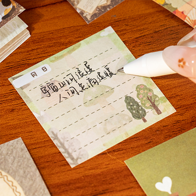 Mr. Paper 50 szt. Naklejki z m – Vintage Collectible Books recenzja i cena