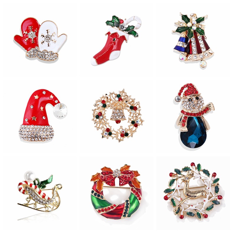 Kolekcja broszek świątecznych  – Vintage Collectible Santa recenzja i cena