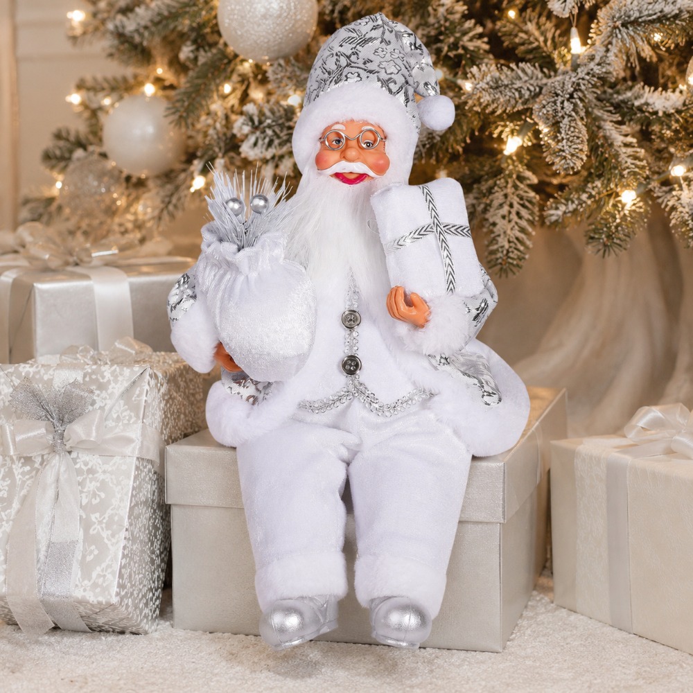 1 szt. Biały element dekoracyj – Vintage Collectible Santa recenzja i cena