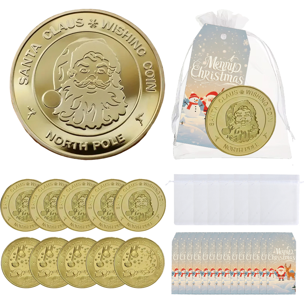 30 szt. Monety w stylu vintage – Vintage Collectible Santa recenzja i cena