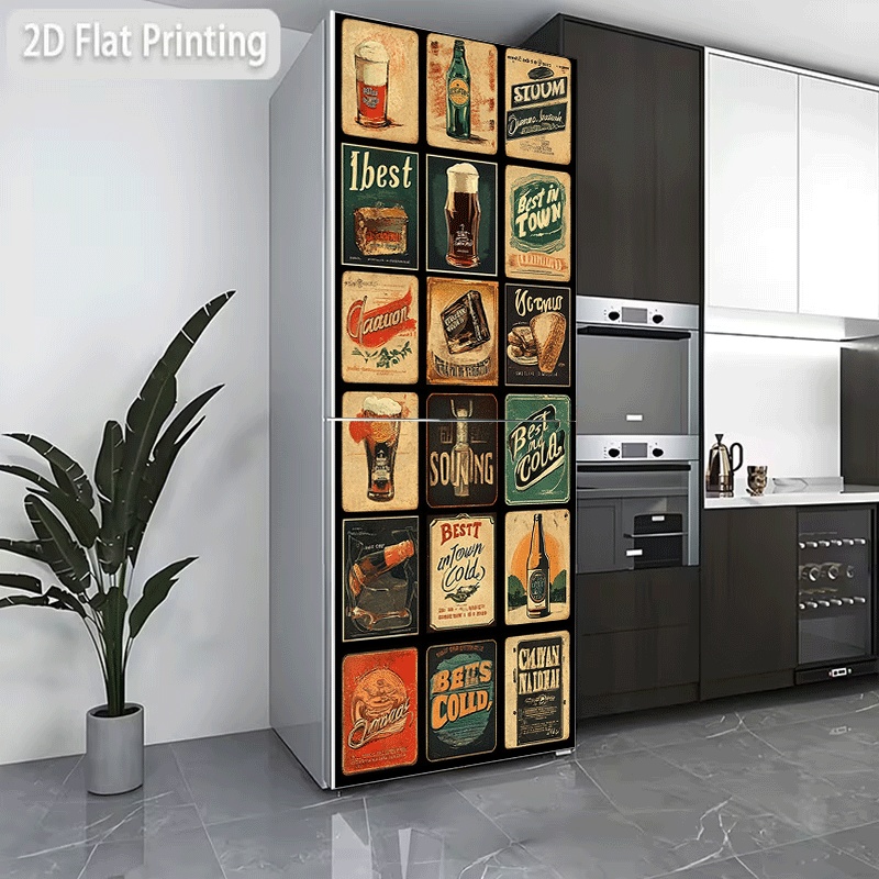 Naklejka na lodówkę, naklejka  – Vintage Collectible Posters recenzja i cena