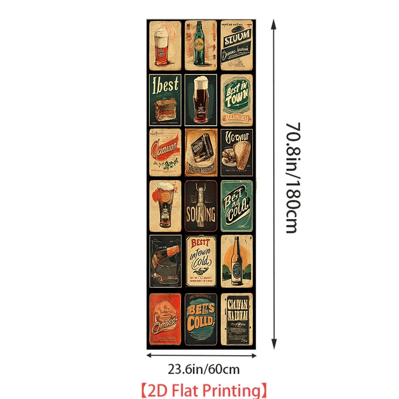 Naklejka na lodówkę, naklejka  – Vintage Collectible Posters recenzja i cena