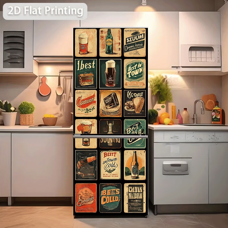 Naklejka na lodówkę, naklejka  – Vintage Collectible Posters recenzja i cena