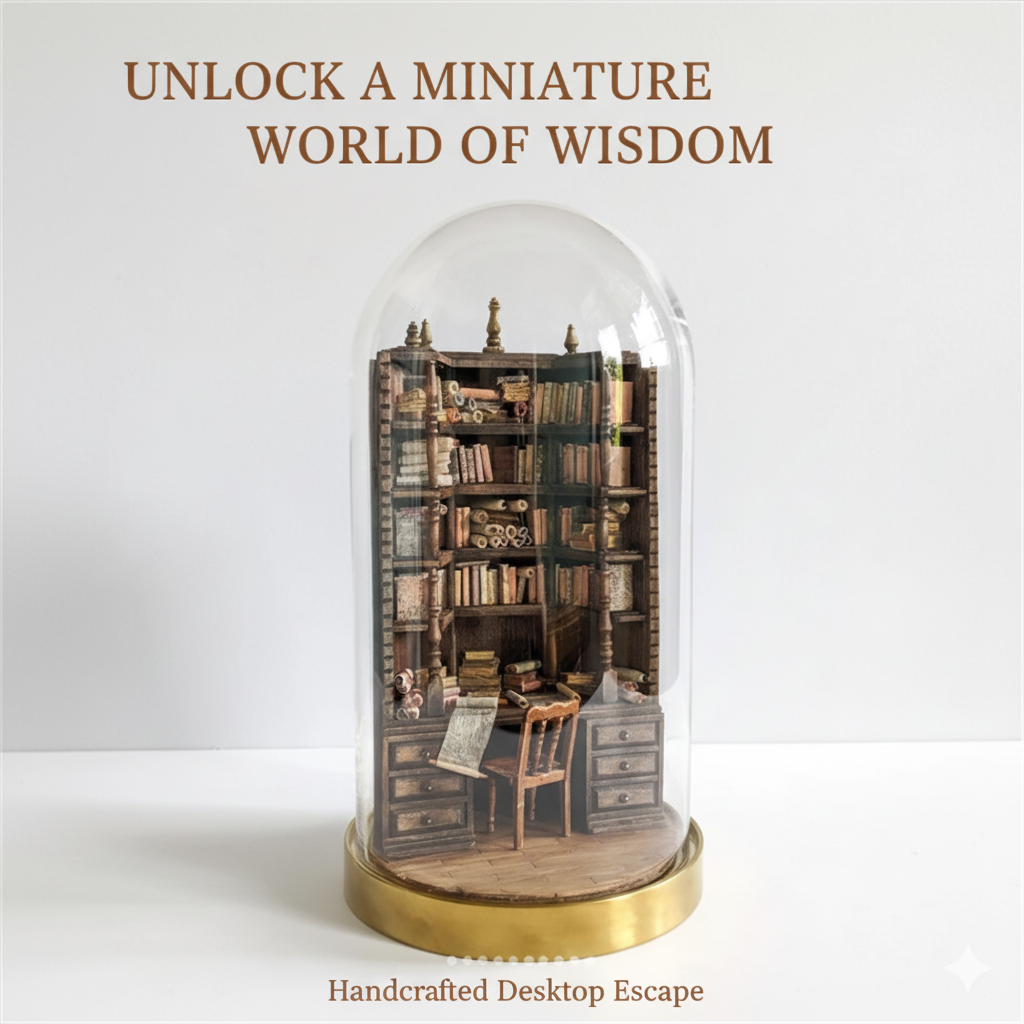 Miniaturowa biblioteczka, półk – Vintage And Collectible Books recenzja i cena