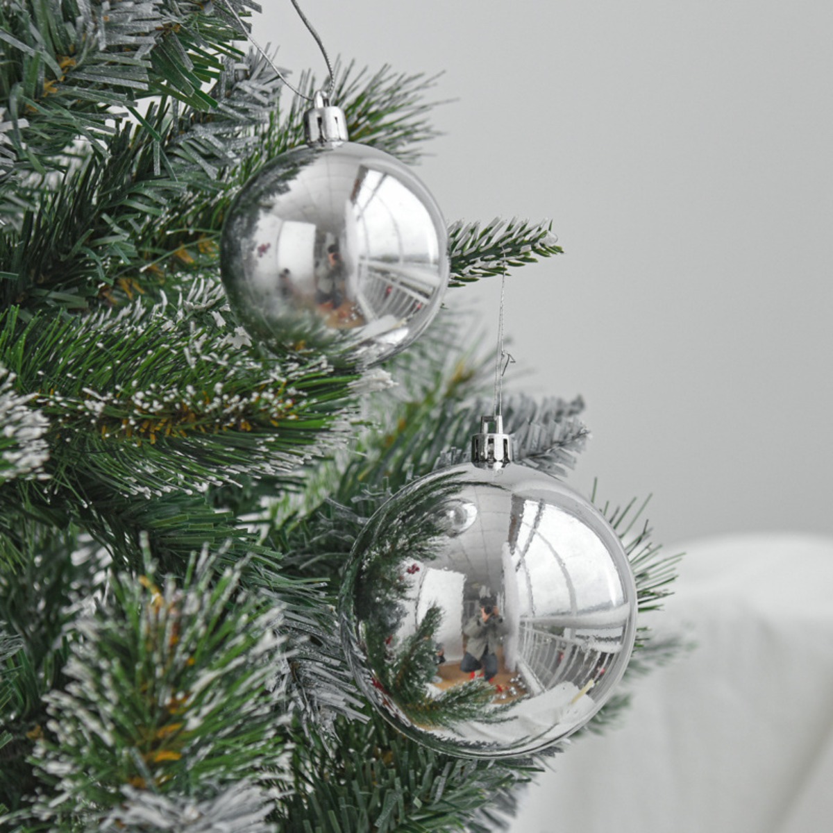 Ozdoby świąteczne - srebrne bo – Vintage Collectible Christmas Ornaments recenzja i cena