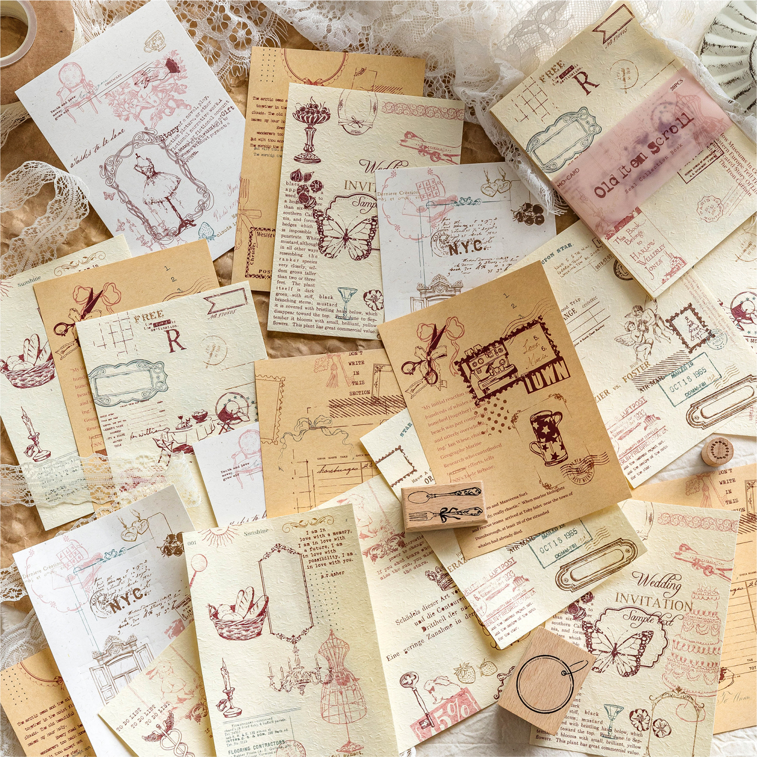 20 arkuszy Zestaw książek z mo – Vintage And Collectible Books recenzja i cena